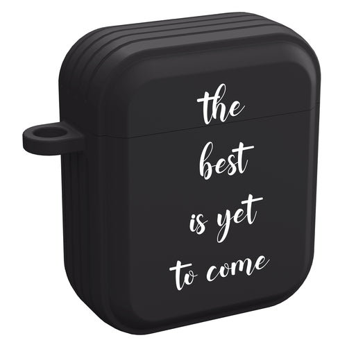Custom Text HDX Black Case Cover for Apple AirPods Gen 1, 2, 3 & Pro