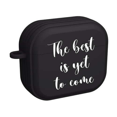 Custom Text HDX Black Case Cover for Apple AirPods Gen 1, 2, 3 & Pro
