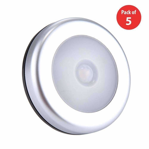 AMZER Motion Sensor Light Control White LED Night Light 6 LEDs Mini